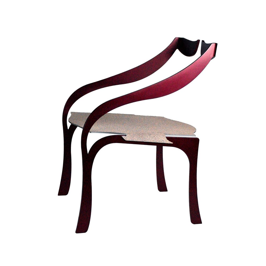 WM METAL DESIGN - WILLIAM MULAS - 扶手椅 - William Mulas 設計的「Break」扶手椅 - 金屬, 蘇蓋羅 #1.2