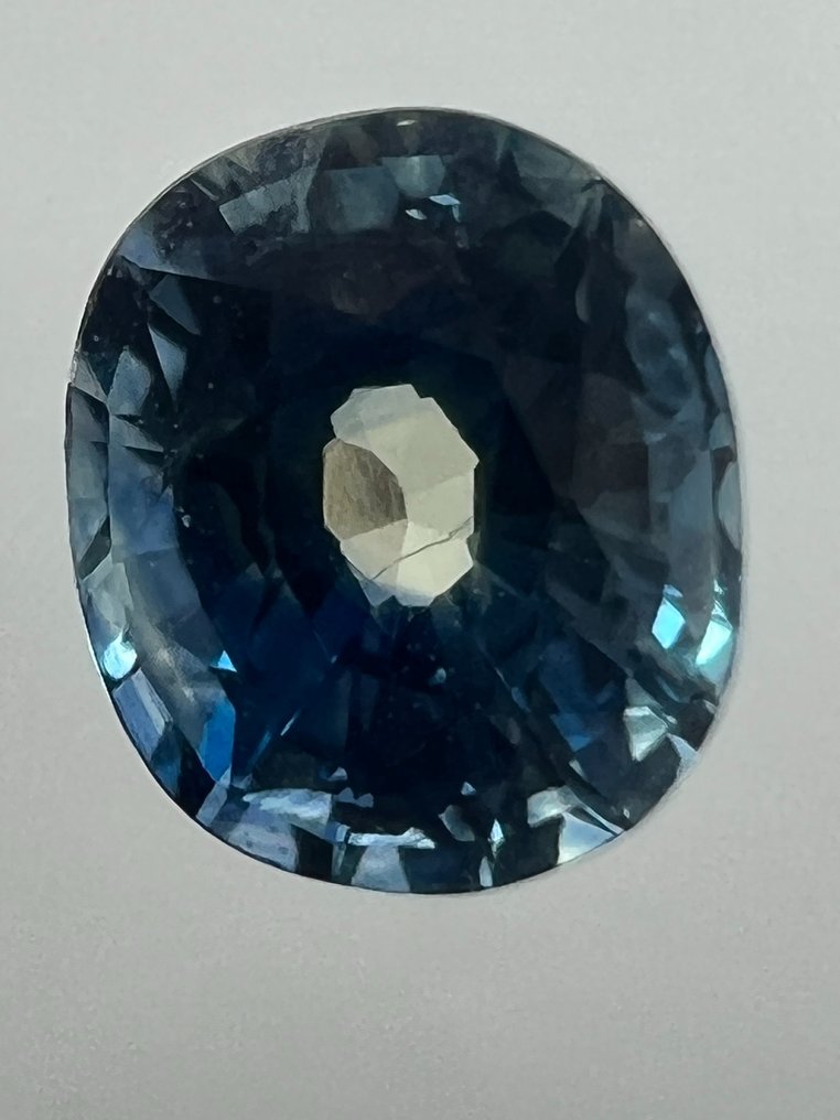 蓝色 蓝宝石  - 0.58 ct - 安特卫普宝石检测实验室（ALGT） - 鲜艳/深蓝色 #2.1