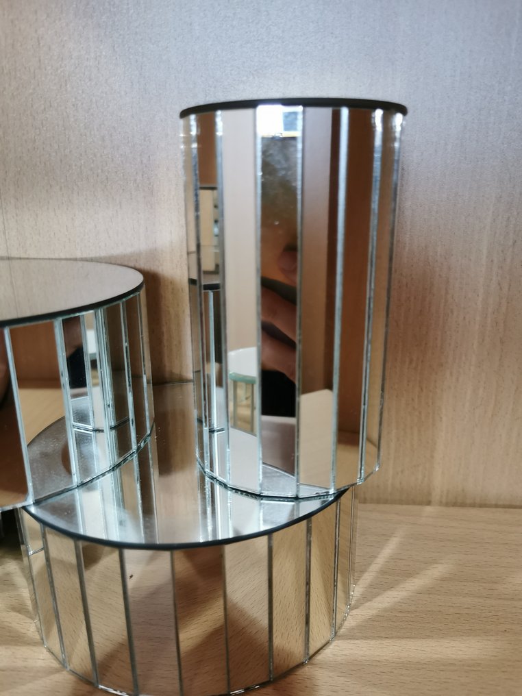 Figurine - Spiegel displays 9 stuks - Glas #2.1