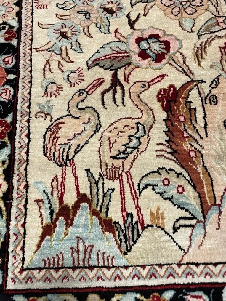Persian handmade Silk Ghom in mint condition! - Ghoum - Tapijt - 86 cm - 130 cm #2.1