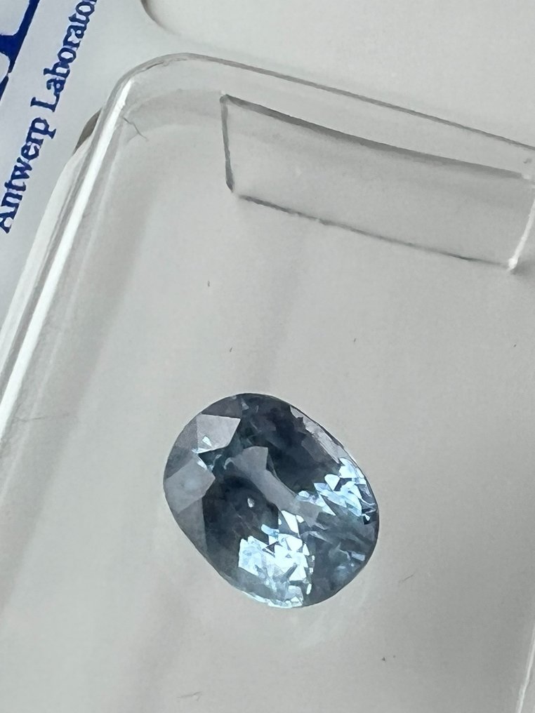 蓝色 蓝宝石  - 1.00 ct - 安特卫普宝石检测实验室（ALGT） - 34856047 #2.1