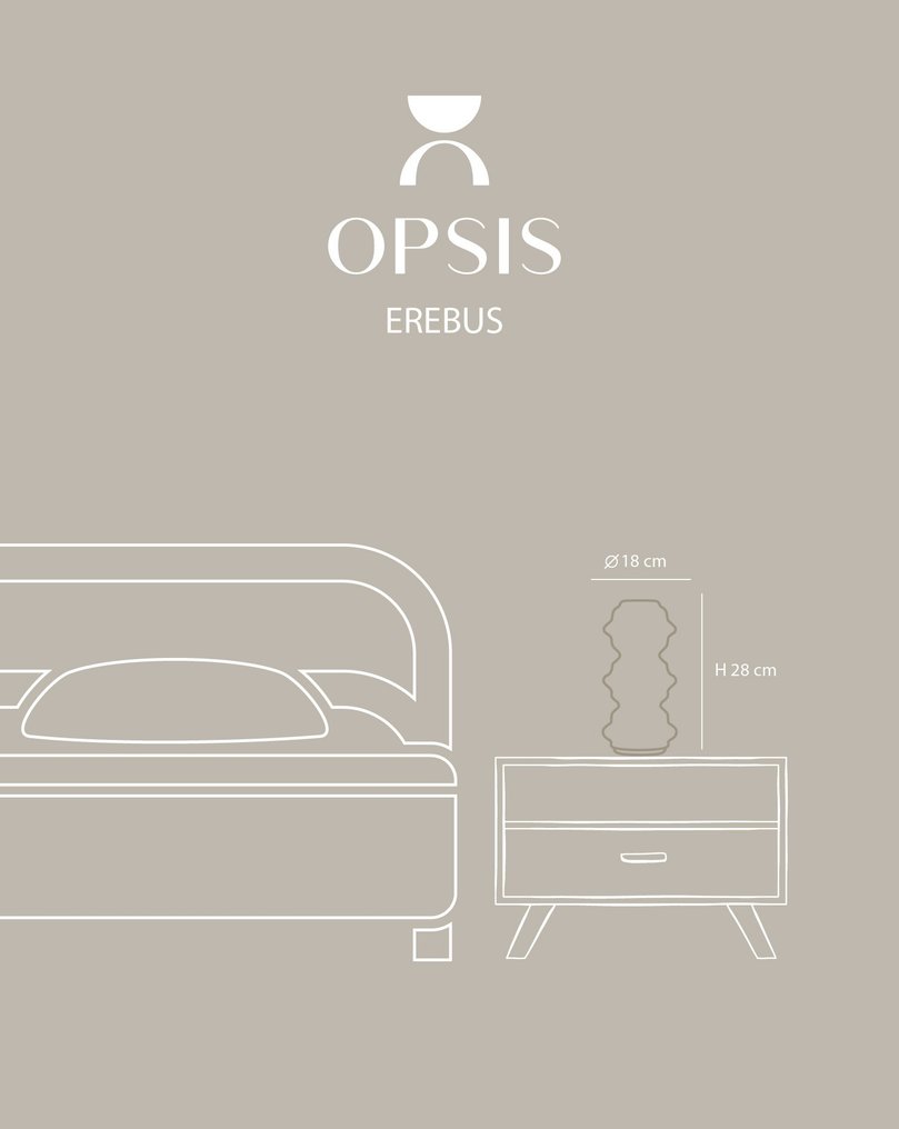 OPSIS Lighting - Lampe de table - "Érèbe" - Biopolymère #2.1