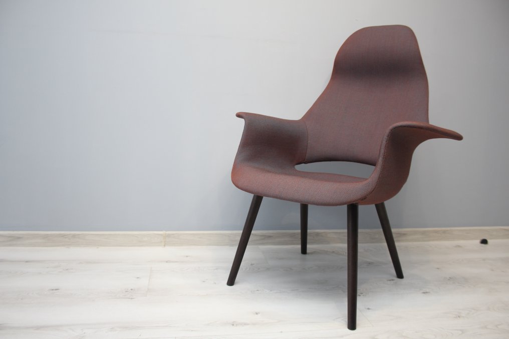 Vitra - Charles Eames, Eero Saarinen - 靠背椅 - 有机扶手椅 - 织物 #3.1