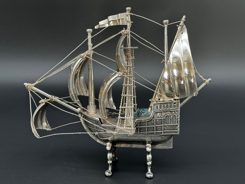 小雕像 - Figura del barco en plata 925 - 銀 #3.1