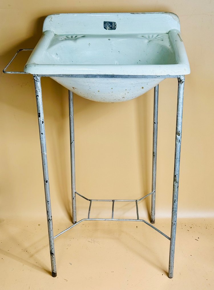 盥洗盆 - 鐵（鑄／鍛）, 陶瓷 - 1920-1930 #1.1