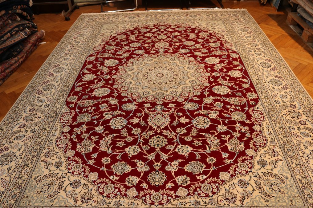 Fin Nain med persisk silke - Teppe - 3.51 cm - 2.5 cm #2.2