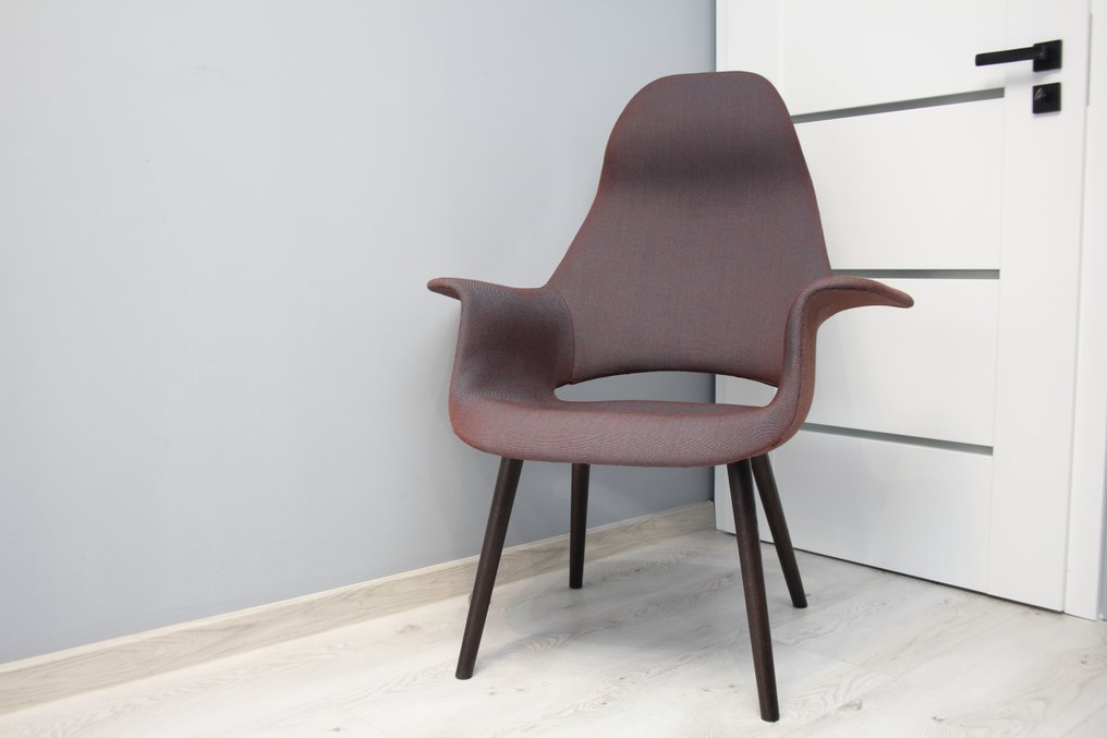 Vitra - Charles Eames, Eero Saarinen - 靠背椅 - 有机扶手椅 - 织物 #2.1