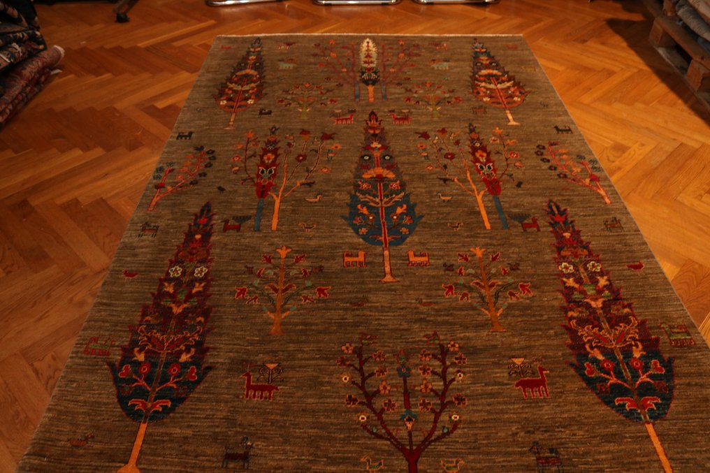 Anana Ziegler Paradies Bäume - Teppich - 2.58 cm - 1.73 cm #2.1