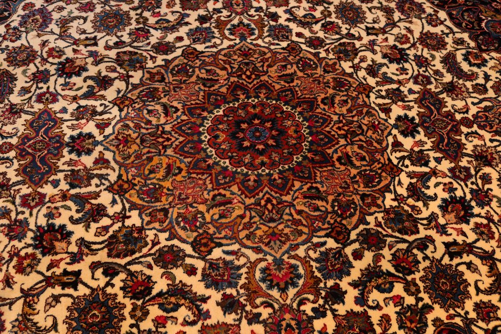非常精緻的呼羅珊，帶有絲綢簽名波斯地毯 - 地毯 - 2.95 cm - 2.01 cm #1.1