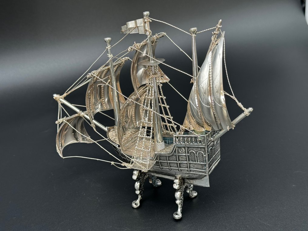 Figur - Figura del barco en plata 925 - Silber #3.2
