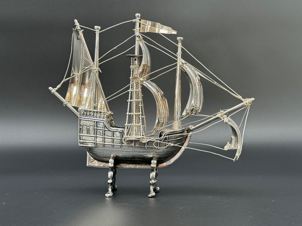 小雕像 - Figura del barco en plata 925 - 銀 #1.1