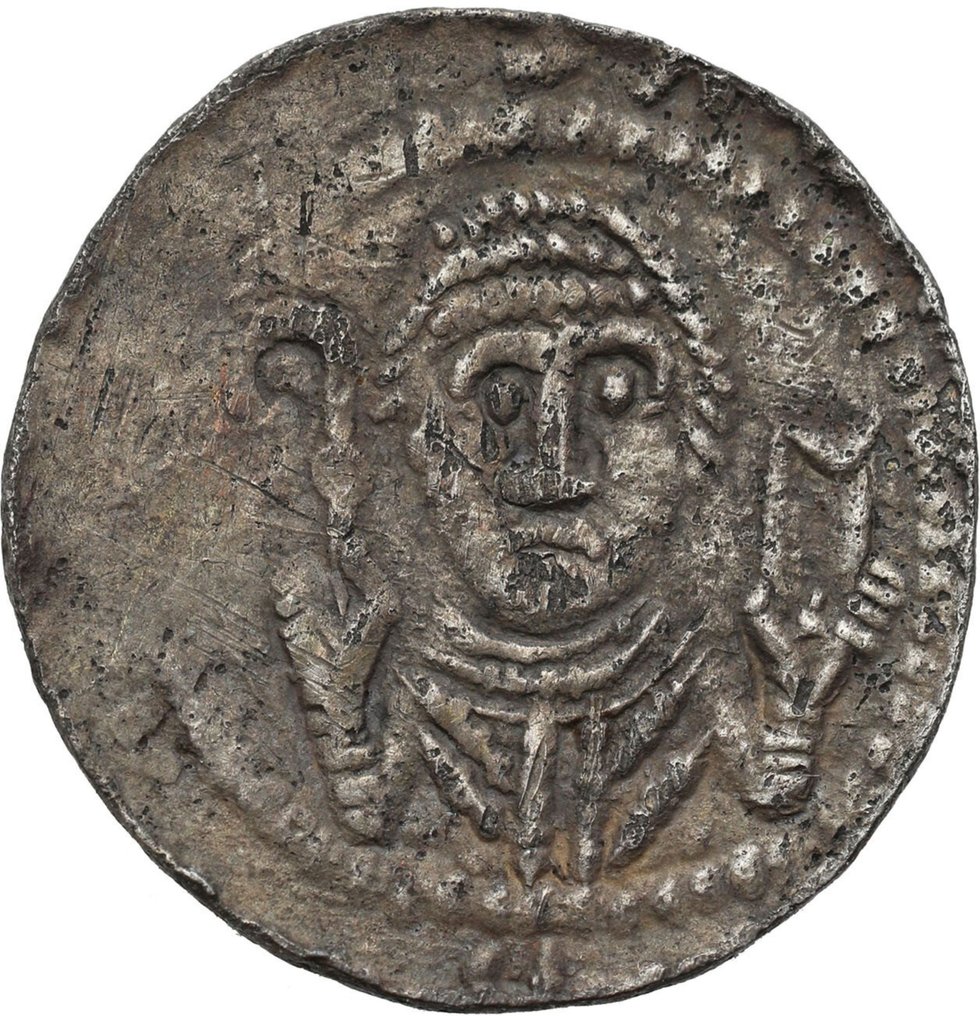 Πολωνία. Vladislaus II the Exile (1138-1146). Denar (ND) 1138-1146 "Prince with a sword", type with the letter "S" #1.2