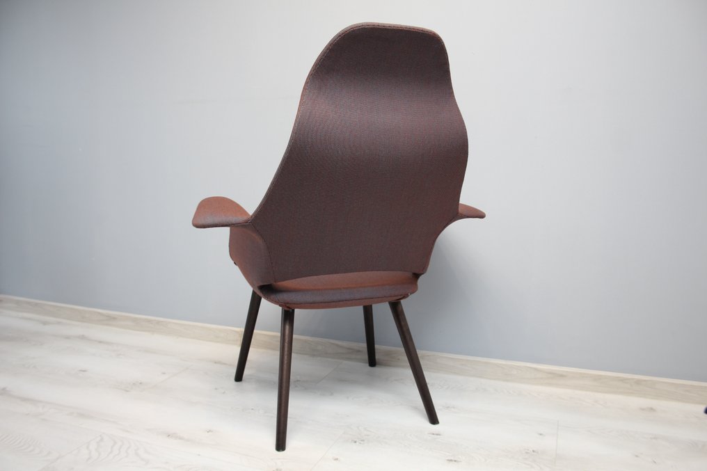Vitra - Charles Eames, Eero Saarinen - 靠背椅 - 有机扶手椅 - 织物 #3.2