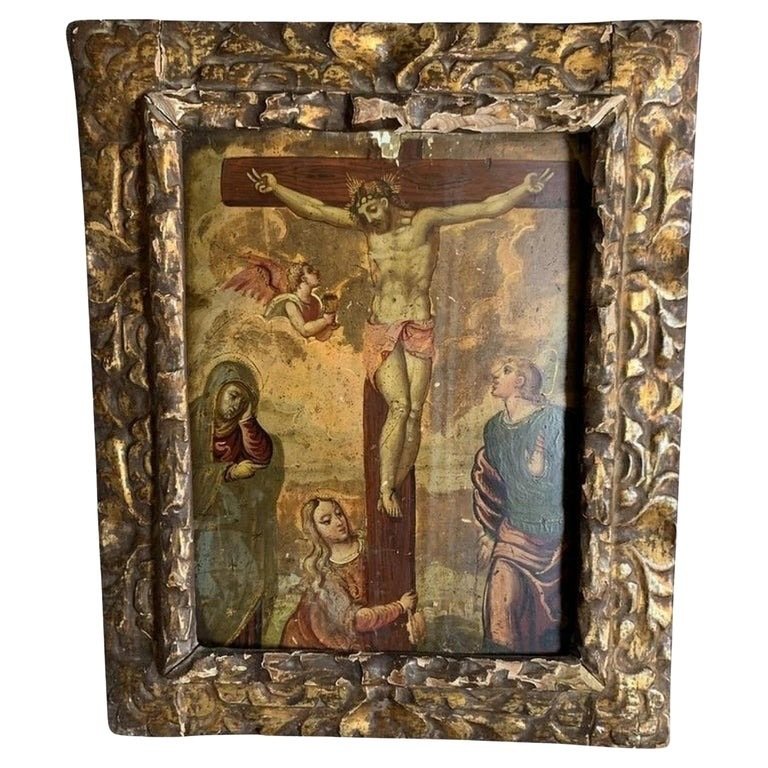 Scuola Italiana (XVI) - Cristo Crocifisso con la Vergine, San Giovanni e Maria Maddalena #2.1