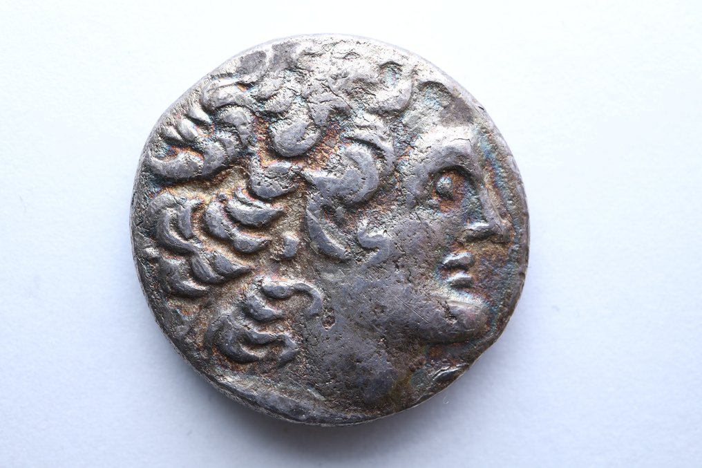Ptolemæerriget. Ptolemæus XII Neos Dionysos (Auletes) (80-51 f.Kr.). Tetradrachm Alexandreia mint. Dated RY 20 (62/1 BC) #1.1
