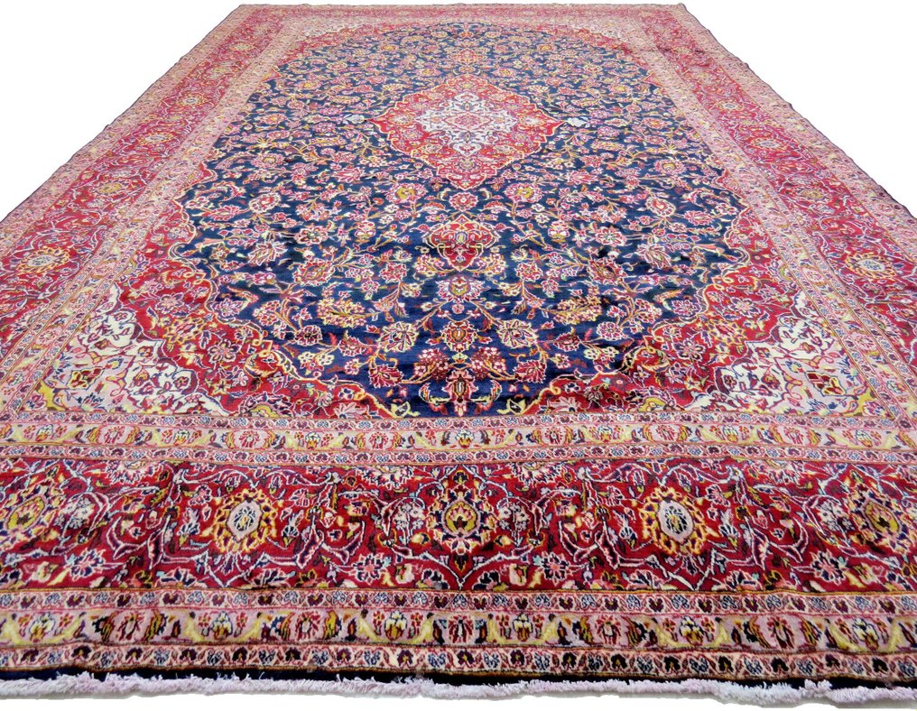 Lã de cortiça fina Kashan - Tapete - 475 cm - 304 cm #2.3