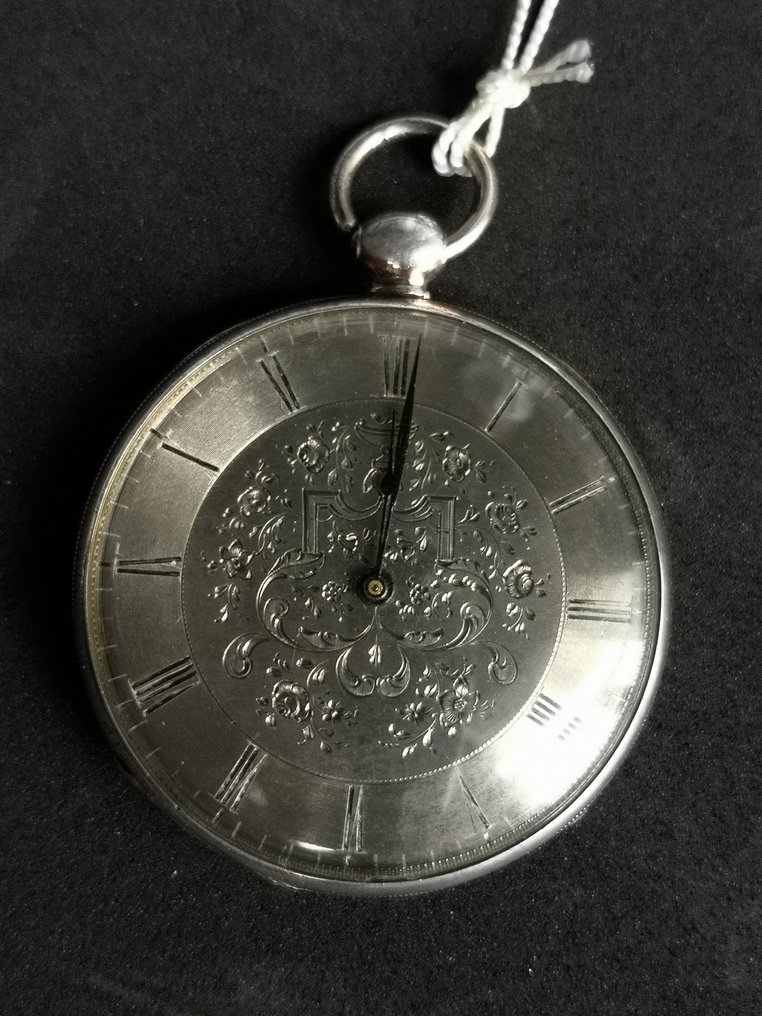 Duatre - Cylindre escappement - silver dial - Extra slim - 1850-1900 #1.2