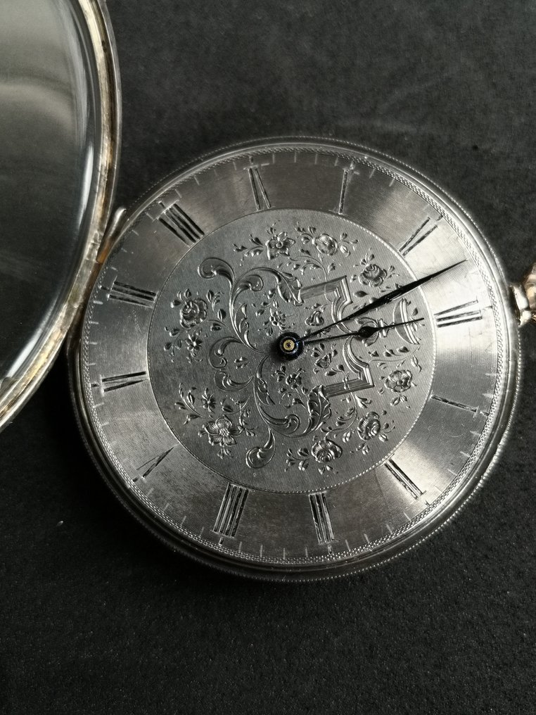 Duatre - Cylindre escappement - silver dial - Extra slim - 1850-1900 #2.1