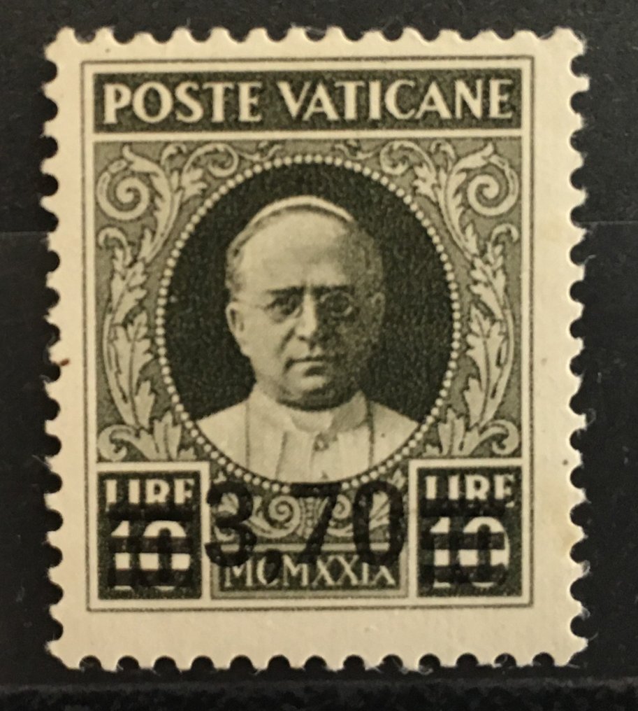 Vatikanstaten  - Città del Vaticano 1934 - Provvisoria serie completa di 6 valori - Sassone 35/40 #1.1