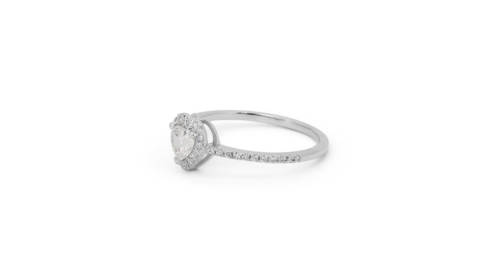 Ring Witgoud Diamant  (Natuurlijk) - Diamant  #2.1