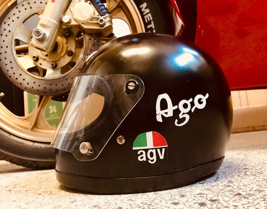 头盔 - AGV, MV Agusta, Ducati - AGV AGO Giacomo Agostini tribute - 1970 #1.1