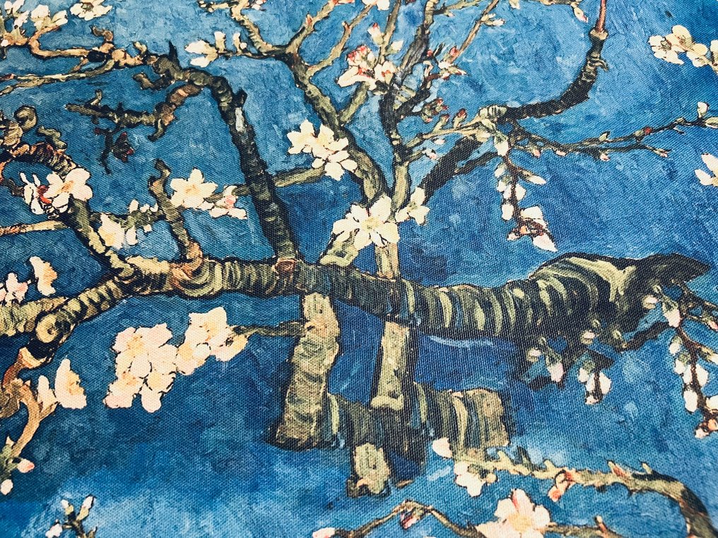 Night Blooming - Flowering Almond Branch - GCFabrics Exclusive - Ύφασμα ταπετσαρίας  - 300 cm - 280 cm #1.1