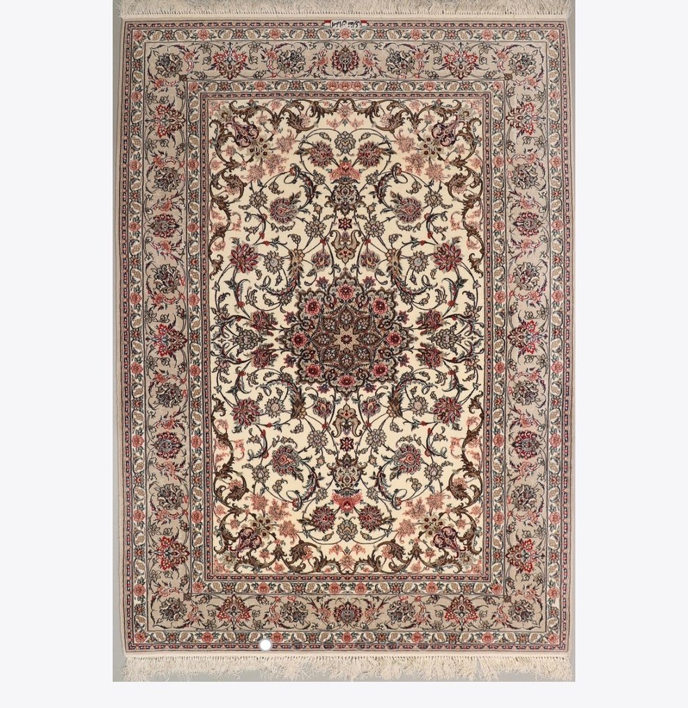 Persian handmade Isfahan with silk inlays, 156 x 240. Mint condition! - Isphahan - Tappeto - 240 cm - 156 cm #1.1
