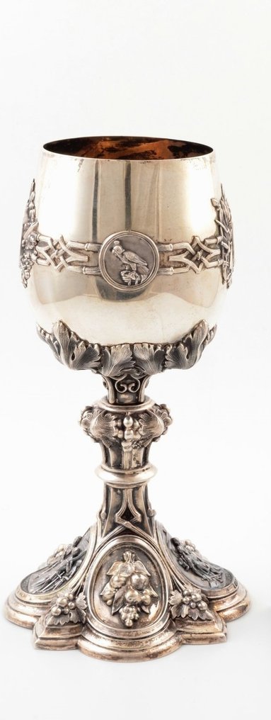 Cup - Eidgenössische Schützenfest in Zug 1869 - .800 silver #3.1