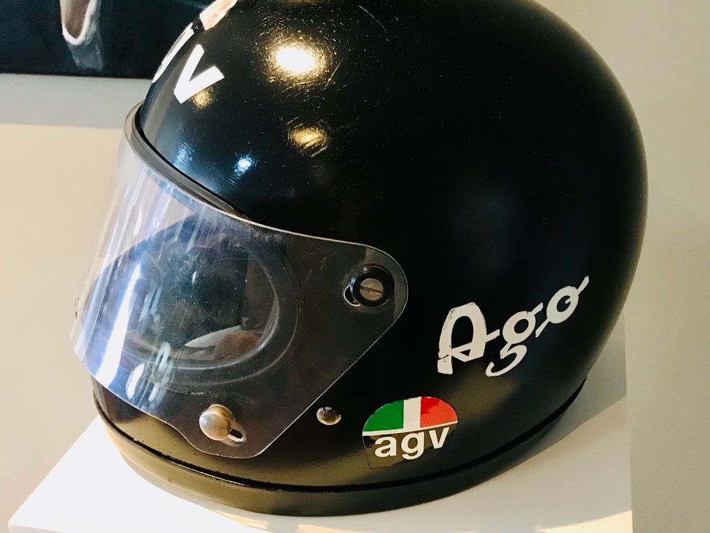 头盔 - AGV, MV Agusta, Ducati - AGV AGO Giacomo Agostini tribute - 1970 #3.1