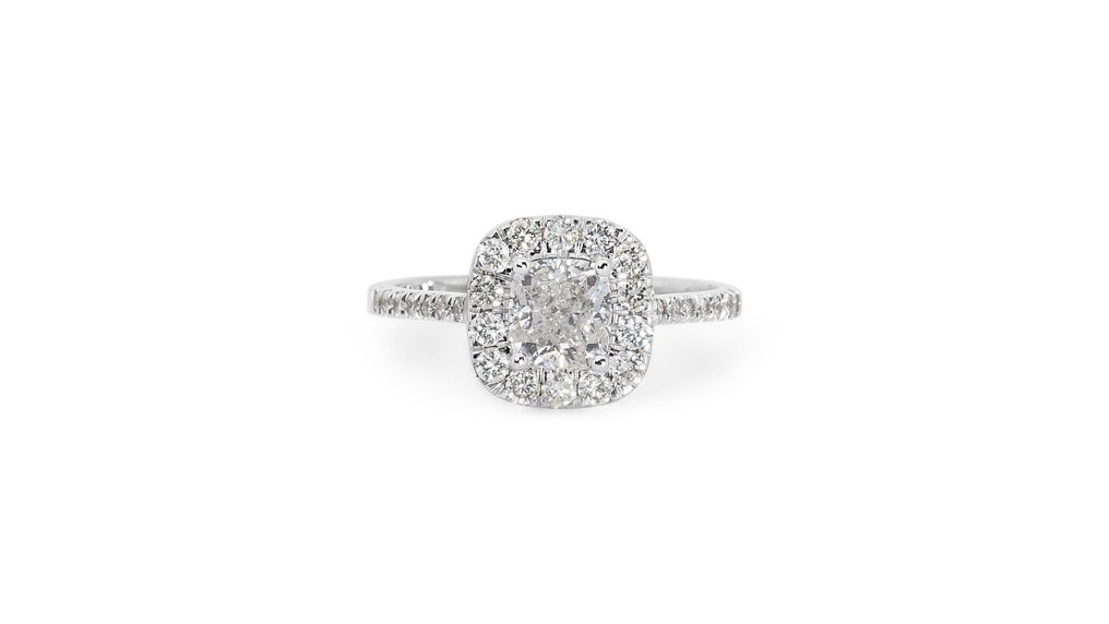 Ring Witgoud Diamant  (Natuurlijk) - Diamant #1.1