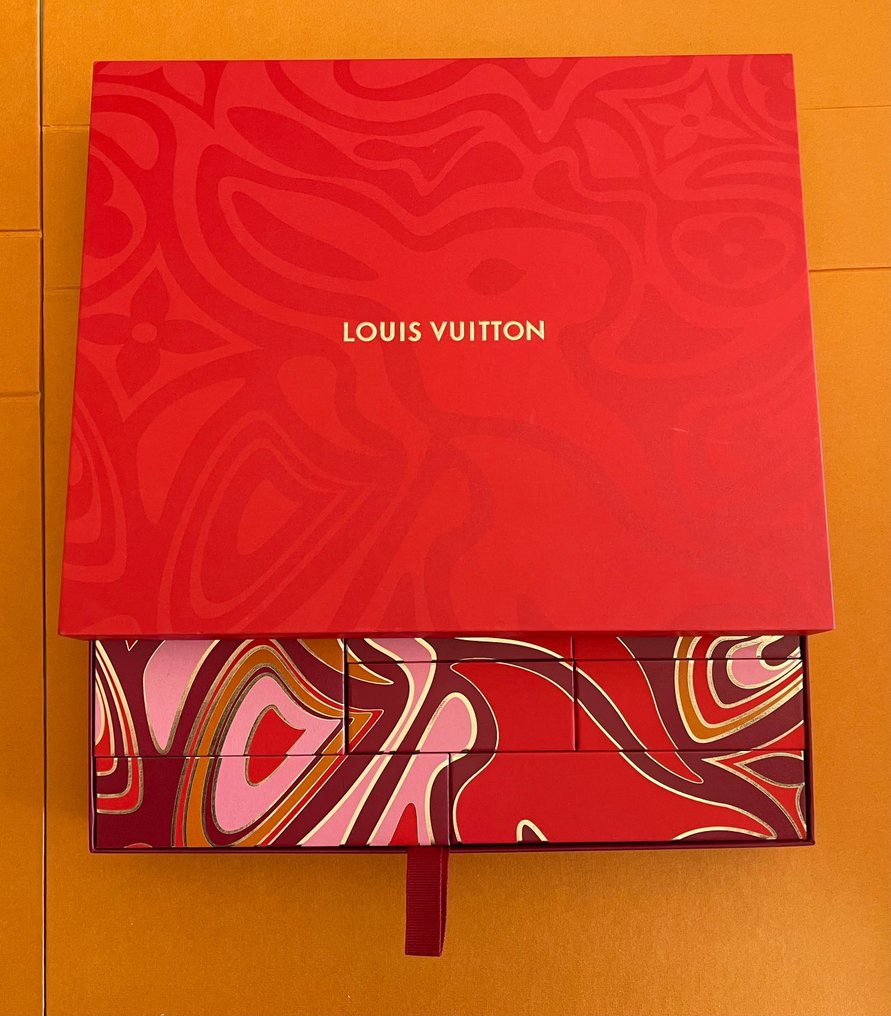 Coleção de merchandising de marcas - Uma caixa Louis Vuitton inencontrável e MUITO rara com um conjunto de coleção de papel #1.2