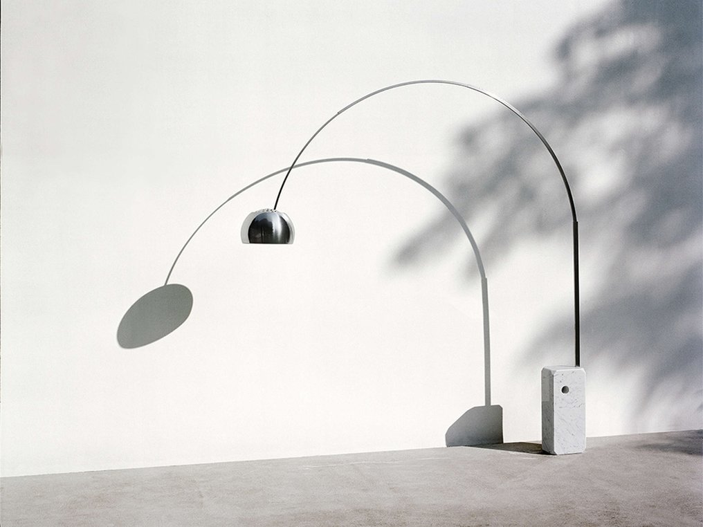 Flos - Achille Castiglioni, Pier Giacomo Castiglioni - ARCO - Arched floor lamp - ARCO - Carrara marble #2.1