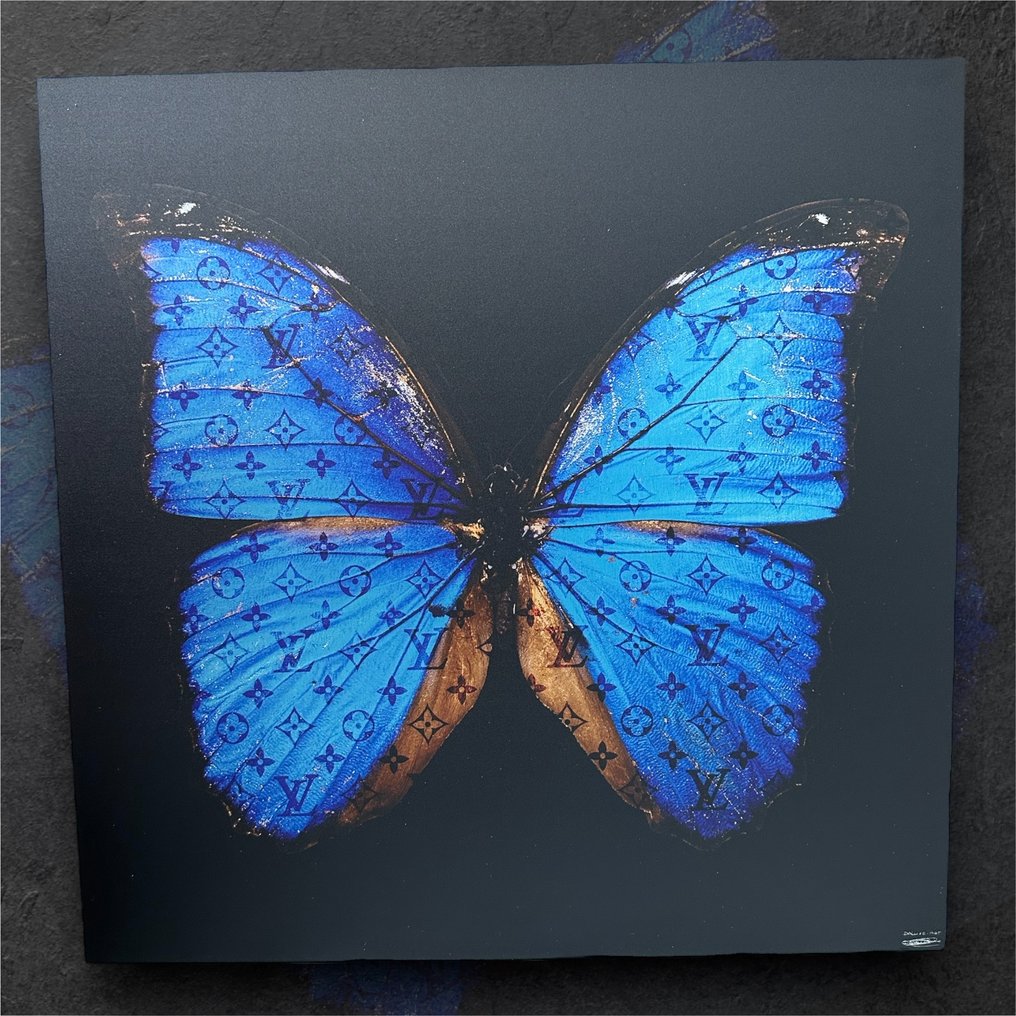 Daluxe Art - LV butterfly Blue #1.1