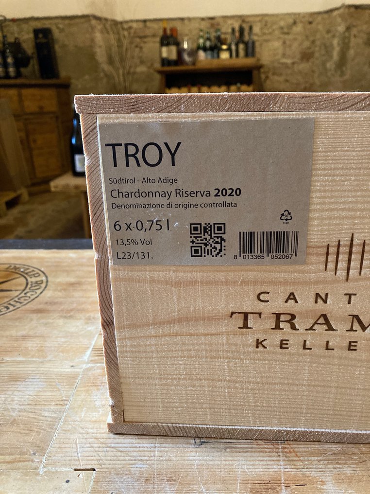 2020 Tramin, Chardonnay "Troy" - Trydent-Górna Adyga Riserva - 6 Butelki (0,75l) #2.1