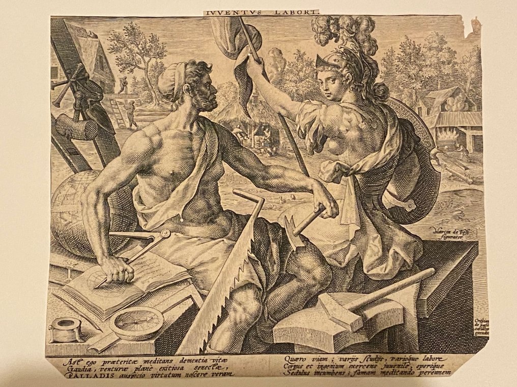 Crispijn I De Passe (1564-1637) - Juventus labori. Allegoria dell’ età dell’ uomo #1.1