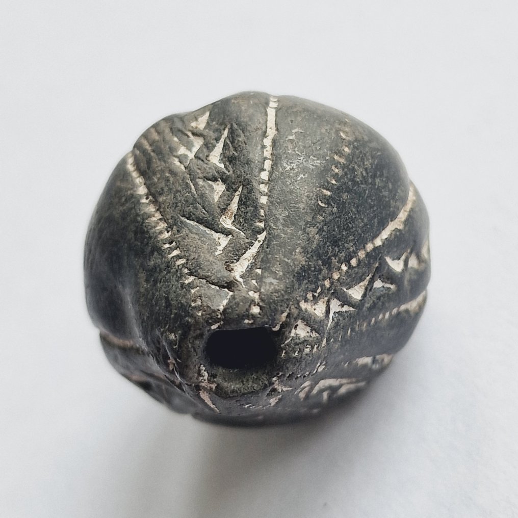 哈拉帕文明 蝕刻陶瓦 珠符 - 30 mm  (沒有保留價) #1.2
