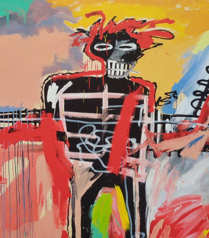 Jean-Michel Basquiat (1960-1988) (after) - "Boy and Dog in a Johnnypump, 1982" #4.3