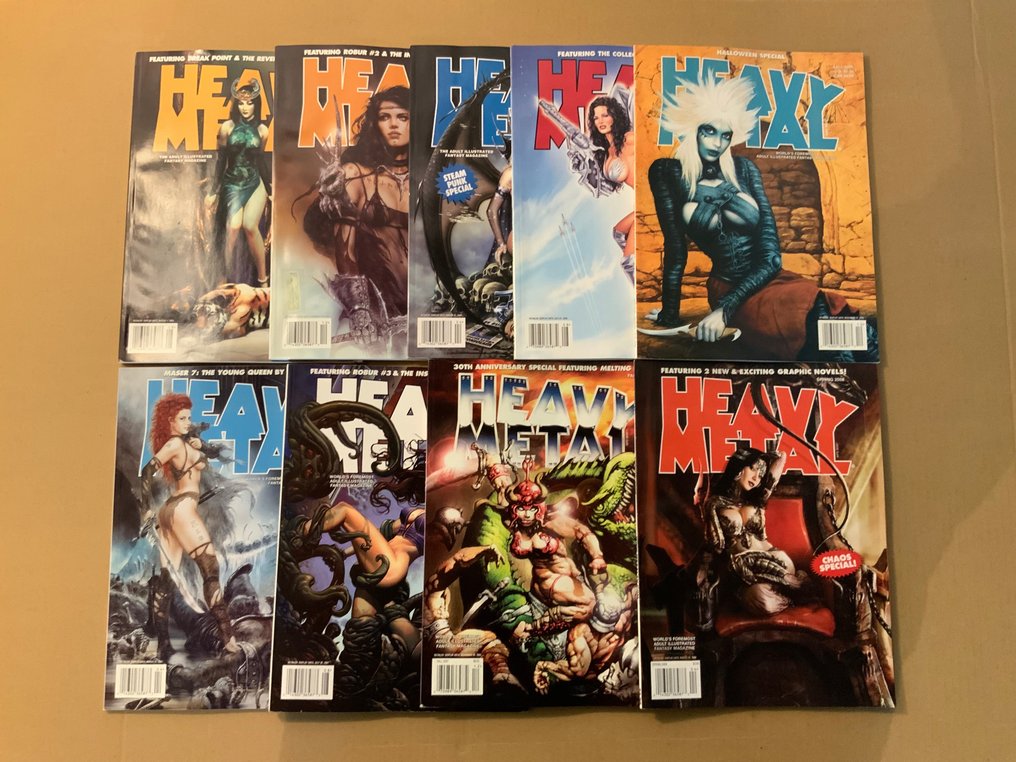 Heavy Metal Specials!  USA Adult 18+ Magazine! - Mystery Special, Halloween Special, Genesis Special, Steampunk Special, SkyDoll Special and more! - 9 Comic collection - 第一版 - 2005/2008 #1.1