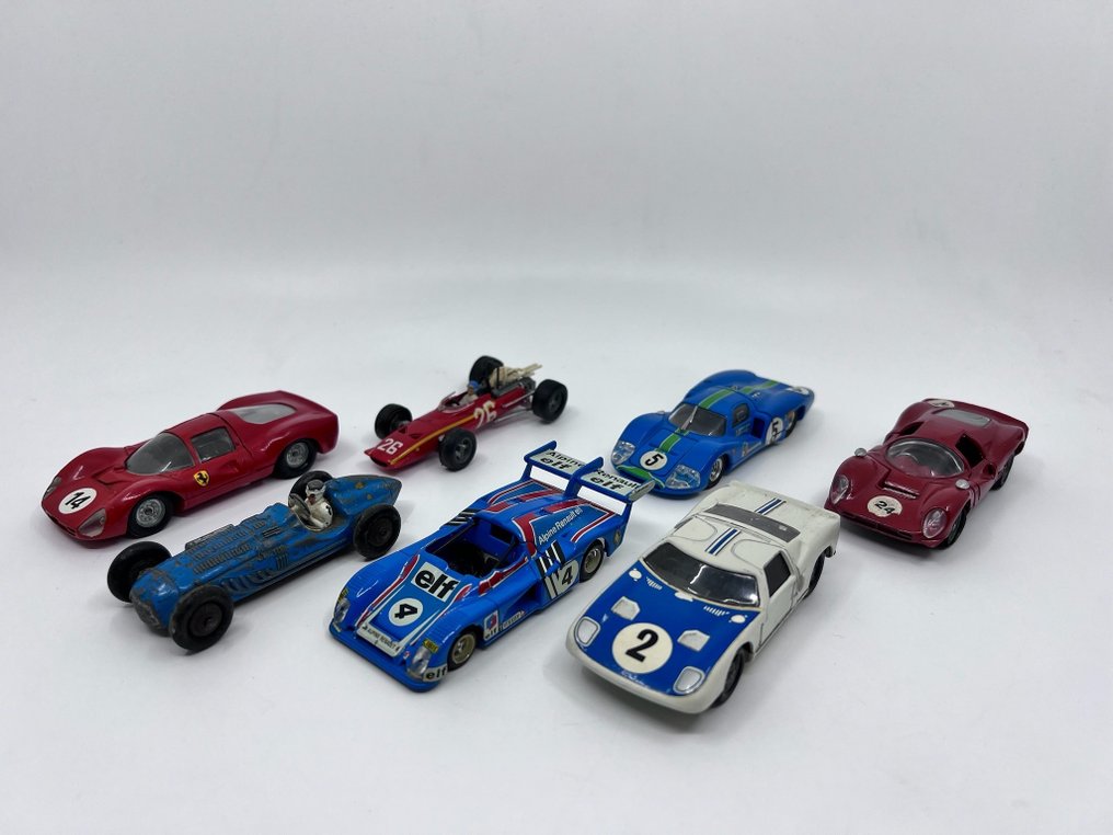 Dinky Toys, Solido, Mebetoys 1:43 - 7 - Modelbil - Ford, Renault, Ferrari, Matra, Mebetoys, Talbot #1.1