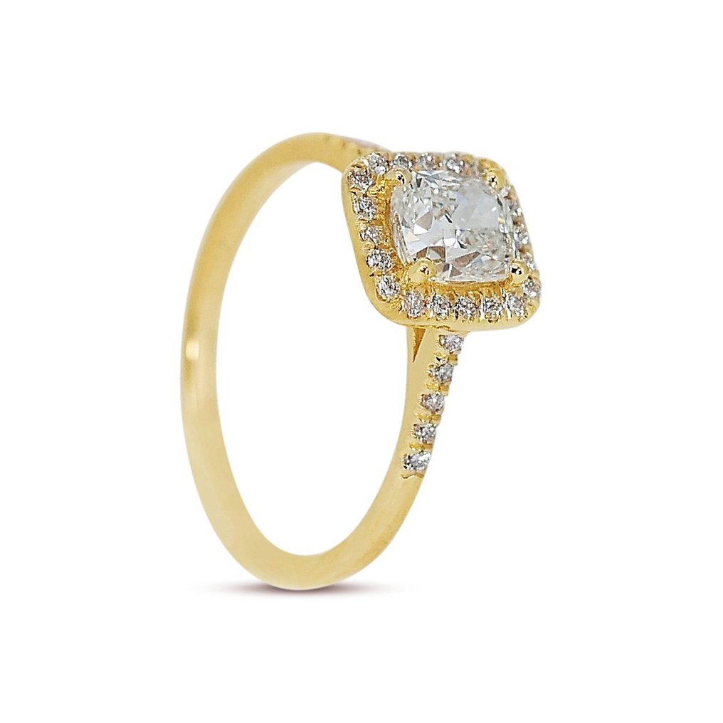 Ring Geel goud Diamant  (Natuurlijk) - Diamant #2.1