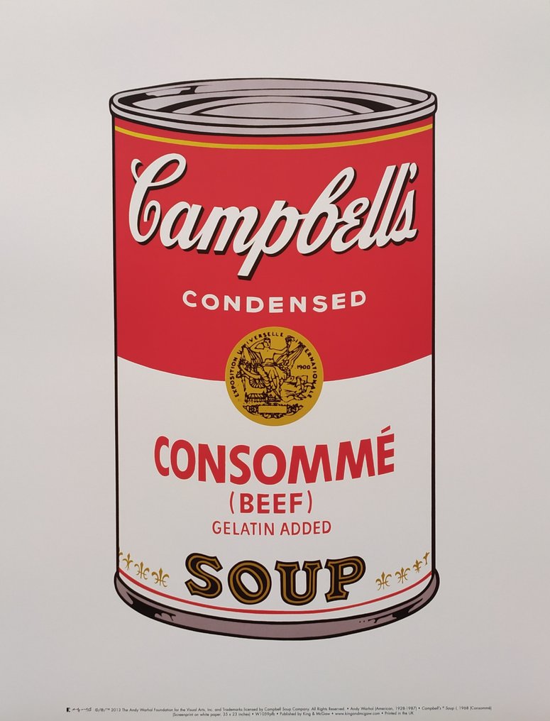 Andy Warhol (1928-1987) (after) - Campbell´s Soup I · Complete set of the 10 soup variants #2.2