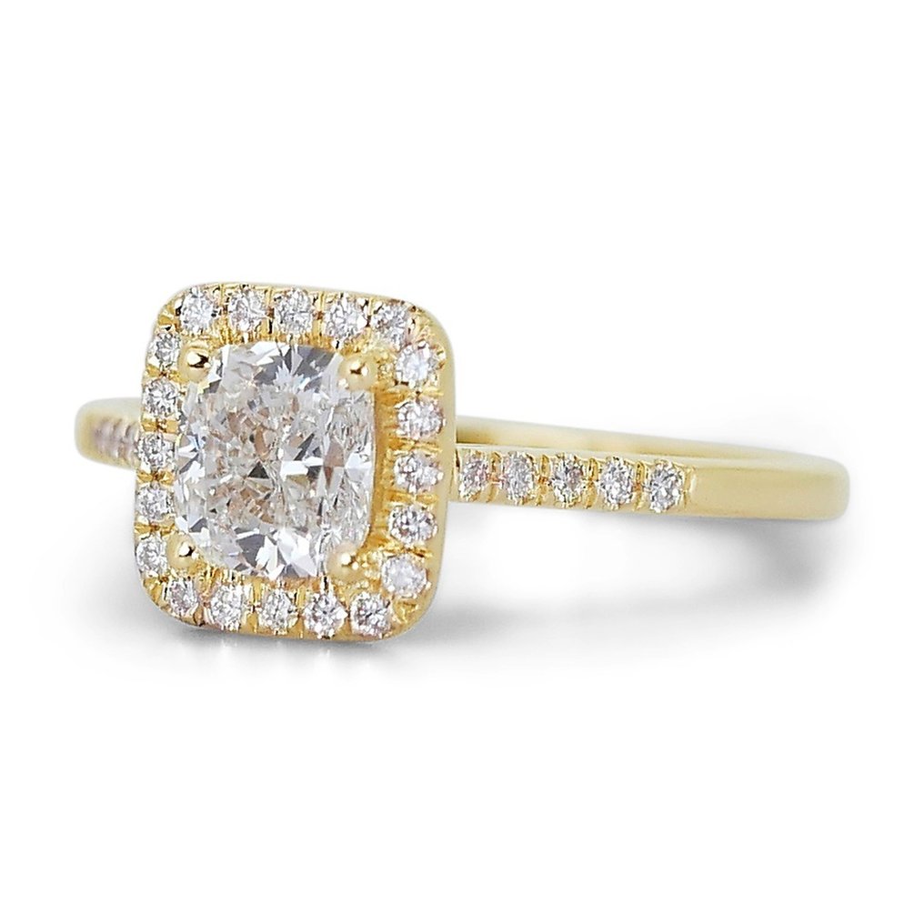 - 1.65 Total carat Weight Diamonds - - Gyűrű Sárga arany Gyémánt  (Természetes) - Gyémánt #1.2