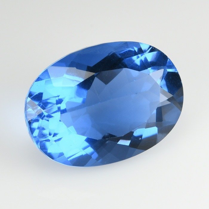 没有保留价 - 1 pcs  蓝色, 紫罗兰色 萤石  - 15.14 ct - 国际宝石研究院（IGI） - 变色萤石 #3.2