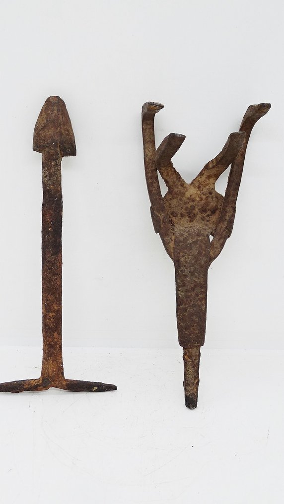 pair of fertility fetish objects ex coll Blandin - Moba - Togo #1.1