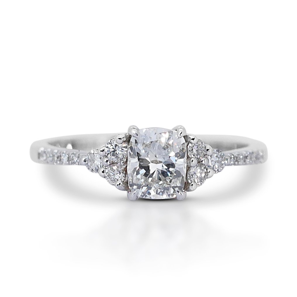 - 1.73 Total carat Weight Diamonds - - Ring Weißgold Diamant  (Natürlich) - Diamant #1.1