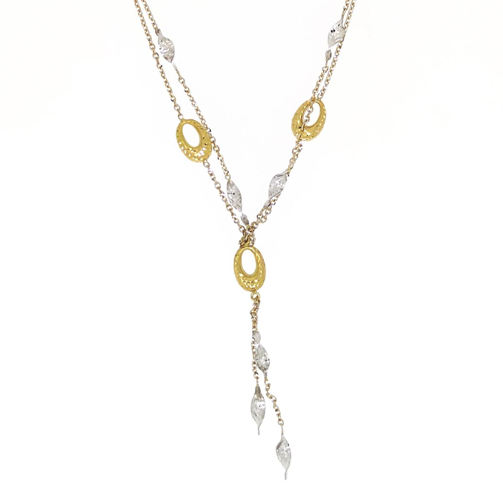 Collier Or blanc, Or jaune  #1.1