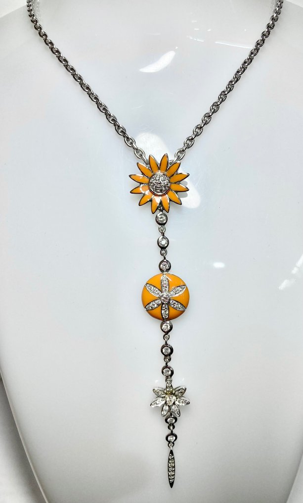 la nouvelle bague - Halskette - Luxury Weißgold Diamant #2.1