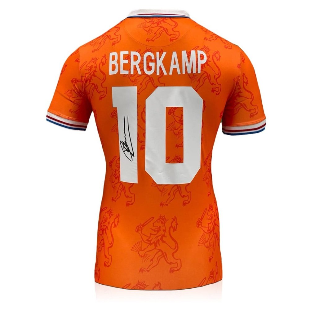 seleccion holandesa - Football World Championships - Dennis Bergkamp - 1994 - Tricou fotbal #2.1