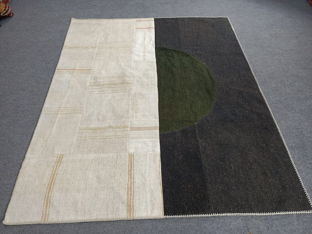 Patchwork - 凯利姆平织地毯 - 143 cm - 175 cm #1.1