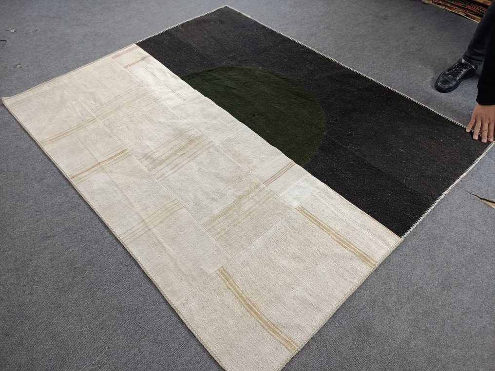 Patchwork - 凯利姆平织地毯 - 143 cm - 175 cm #2.1